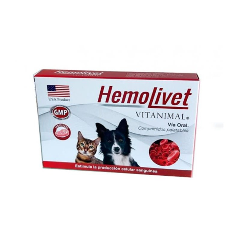 Hemolivet Vitanimal 30 comprimidos Hemolivet Vitanimal 30 comprimidos