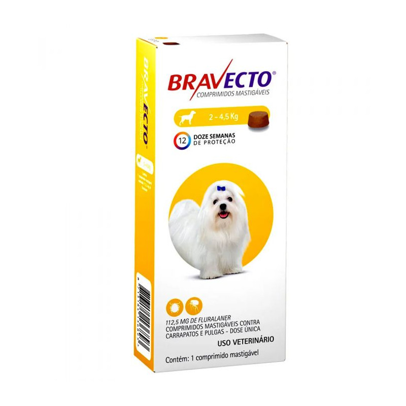 Bravecto 2 a 4.5 kg Bravecto 2 a 4.5 kg
