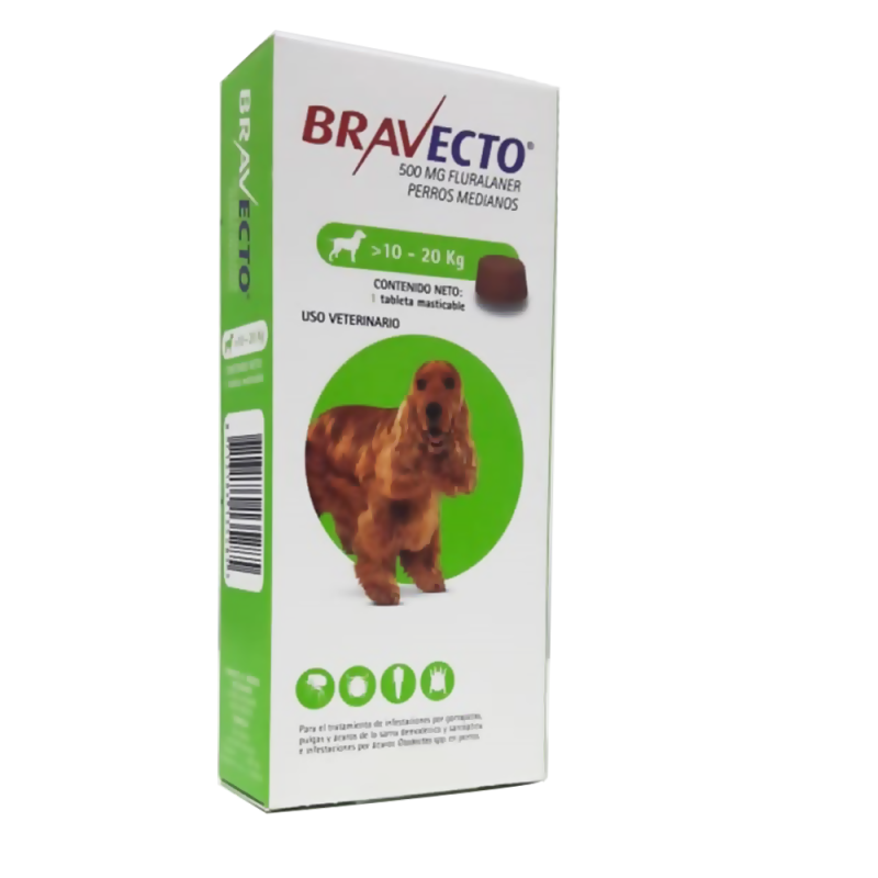 Bravecto 10 a 20 kg