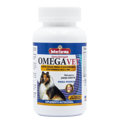 OMEGAVET Omega 3 y 6 Para Perros 60 tabletas