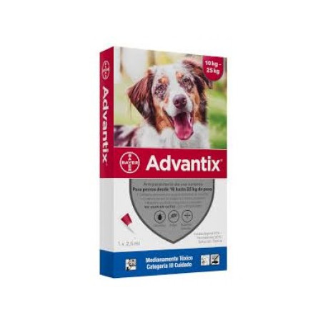 Pipeta Advantix para Perros – 10 Kg a 25 Kg