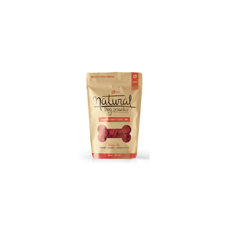 Natural Dog Snacks SALMON JERKY SLICES