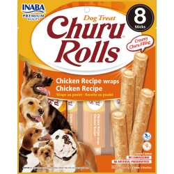 Inaba – Churu Rolls Pollo para perros 8 tubos