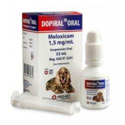 Dopiral Suspensión Oral Meloxicam 32 mL