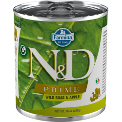 N&D Prime Canine Javalí & Manzana Adulto Húmedo 285gr