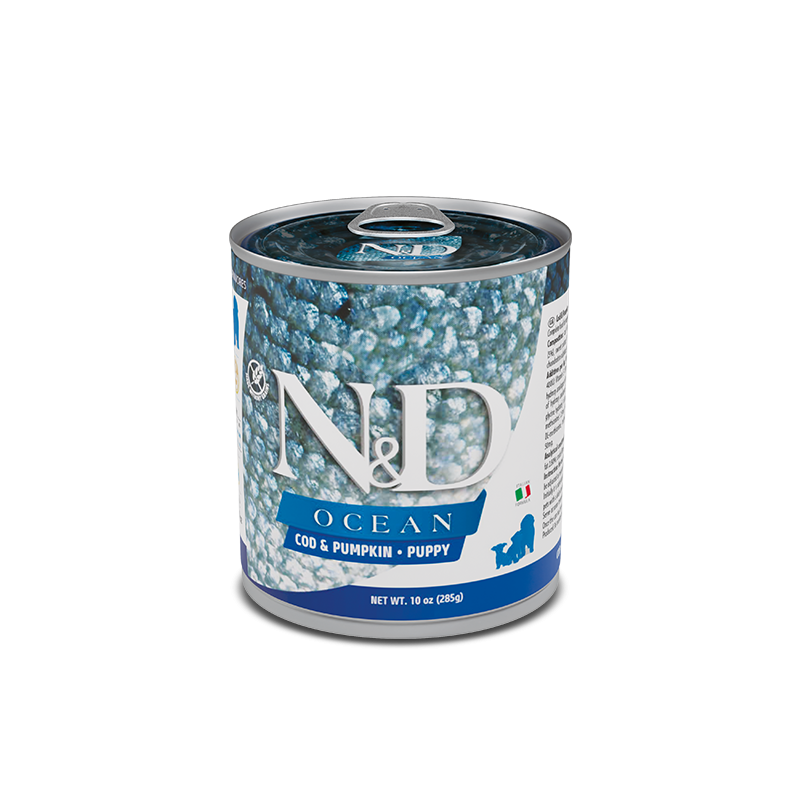 N&D Ocean Canine Bacalao & Calabaza Cachorros 285gr