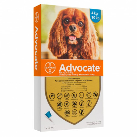 Advocate Canino 4 a 10kg
