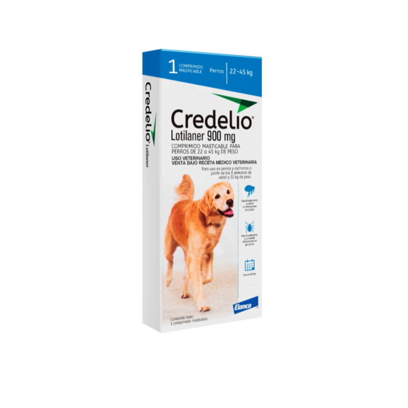 Credelio 22 kg a 45 kg - 1 comprimido