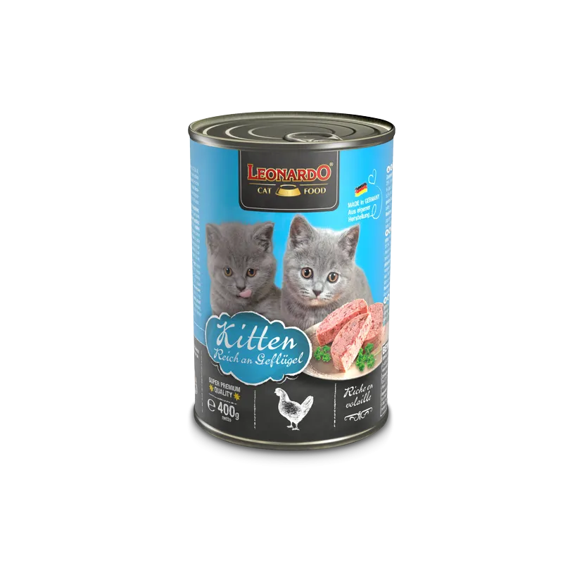 LEONARDO Kitten Latas 400gr LEONARDO Kitten Latas 400gr