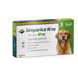 Simparica 80mg (20 a 40 kg)...