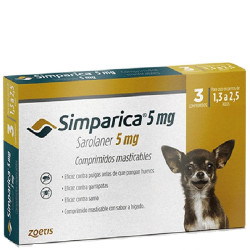 Simparica 5mg (1.3 a 2.5...