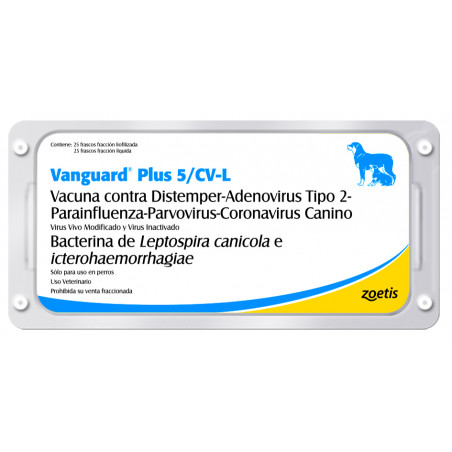 Vacuna canina VANGUARD PLUS 5 CV/L (Óctuple)