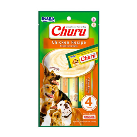 Dog Churu de pollo (4 tubos)