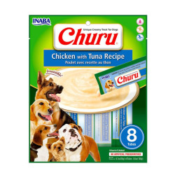 Dog Churu de pollo con atún (8 tubos)