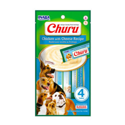 Dog Churu de pollo con queso (4 tubos)