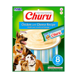 Dog Churu de pollo con queso (8 tubos)