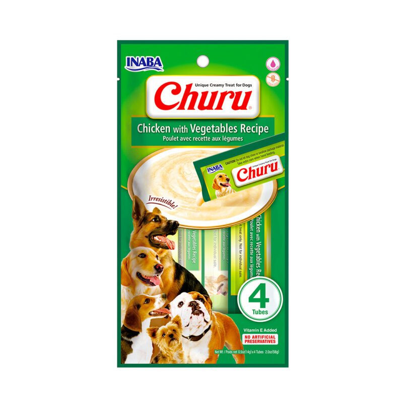 Dog Churu de pollo con vegetales (4 tubos) Dog Churu de pollo con vegetales (4 tubos)