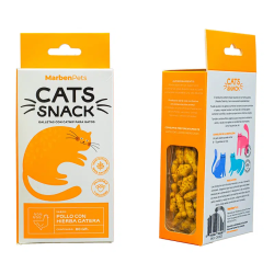 Galletas de Pollo con hierba gatera 80g – Cats Snacks