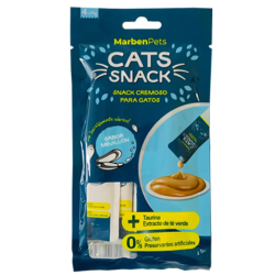 Cats Snack tubito cremoso sabor Mejillón