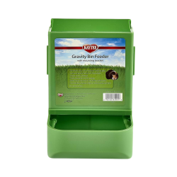 Kaytee Gravity Bin Feeder with Bracket Verde (Comedero)