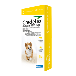 Credelio 1.3 a 2.5 Kg - 3 comprimidos