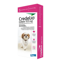 Credelio 2.5 a 5.5kg - 3 comprimidos