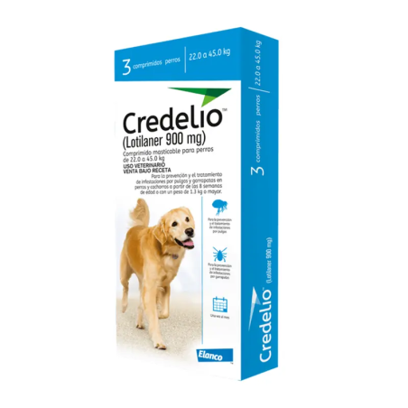 Credelio 22 kg a 45 kg - 3 comprimidos