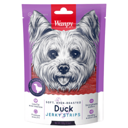 Wanpy SOFT DUCK JERKY STRIP 100 gramos